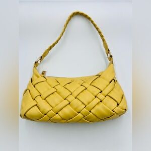 Urban Expressions Woven Leather Shoulder/Crossbody Bag NWOT